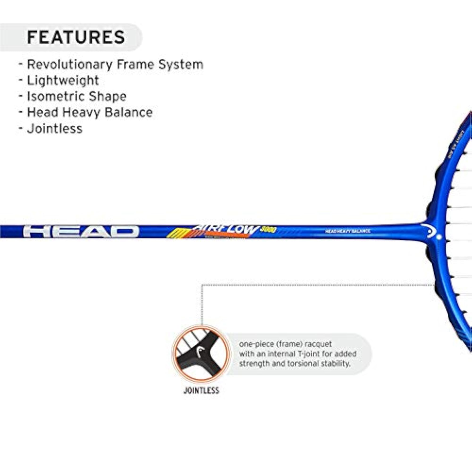 AIRFLOW 3000 Badminton Racket with Kitbag